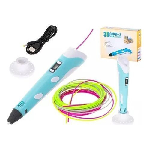 Lápiz 3d Dibujo Bolígrafo Impresora Para Niños 3 Filamentos-4