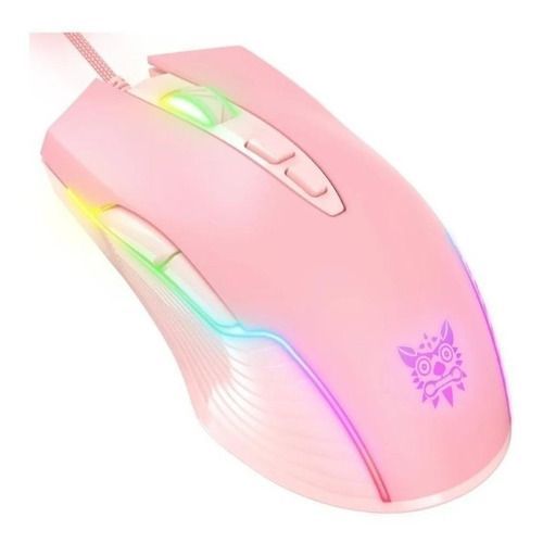 Mouse gamer de juego Onikuma  CW905 pink-3