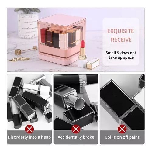 Organizador De Maquillaje Levantable Porta Lápiz Labial-4