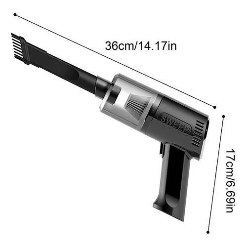Aspirador De Coche Portátil Recargable Inalámbrico Potente-1