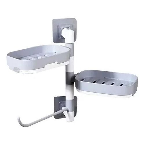Organizador De Ducha Jabonera Toallas Giratoria Baño Repisa-0