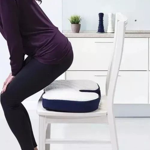 Cojín Gel Viscoelástico Para Coxis Asiento Auto Oficina-1