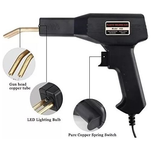 Pistola Maquina De Soldar Grapadora De Plástico Caliente 50w-2
