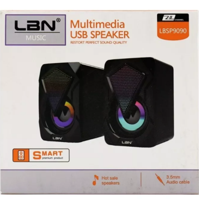 Parlante Pc Lbn Lbsp9090 2.0 Multimedia-1