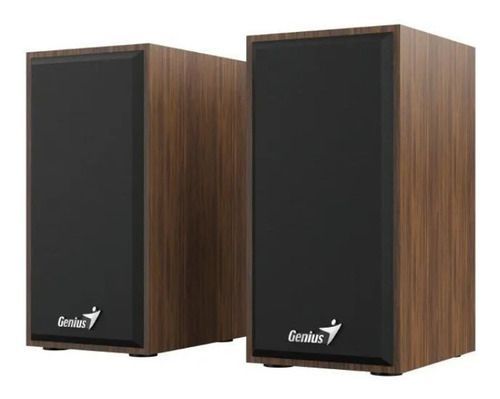 Parlantes Pc Notebook Genius Sp Hf180 6w Wood Color Madera-0