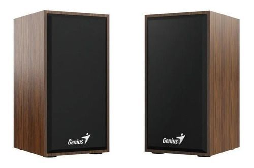 Parlantes Pc Notebook Genius Sp Hf180 6w Wood Color Madera-1
