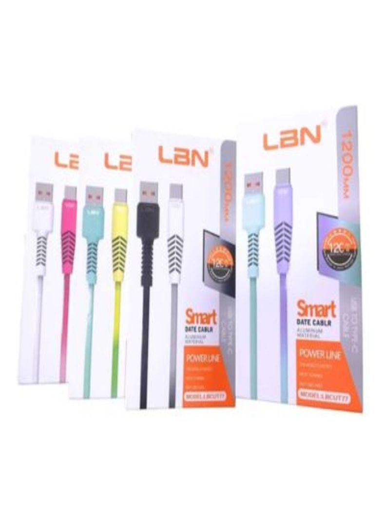 Cable Lbn Tipo Usb-C Lbcut77 1200 Mm Colores Surtidos Surtido