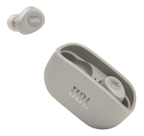 Audífonos In-ear Gamer Inalámbricos Jbl Wave 100tws Jblw100tws Ivory Con Luz Led-3