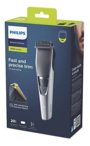 Cortabarba Philips Bt3222 Beard Trimmer Recargable C/ Bolso-4