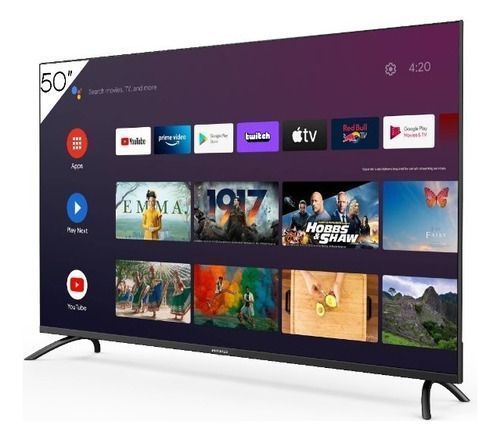 Smart Tv Android 4k Uhd Aiwa Bluetooth Google Assistant 50-0