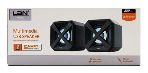 Parlante Pc Usb Multimedia 2.0 Chanel Lbn Lbsp5050-1