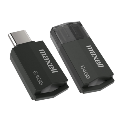 Pendrive Maxell Usbtc Tipo C 64gb 3.2 Negro-0