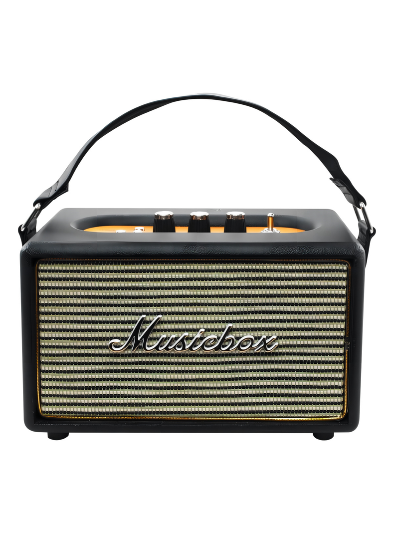 Radio Parlante Retro Musicbox 1970´s Mlab Bluetooth Usb Aux-0