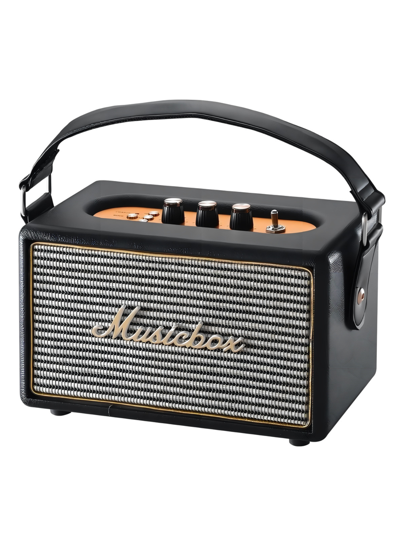 Radio Parlante Retro Musicbox 1970´s Mlab Bluetooth Usb Aux-1