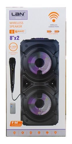 Parlante Karaoke Portátil Bluetooth F8 Con Micrófono Lbn-0