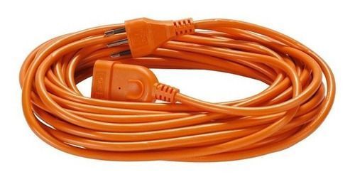 Extensión Eléctrica Macrotel 10 Metros 2500w Color Naranja-0