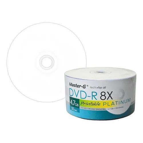 Dvd-r Master G 8x Imprimible Platinum