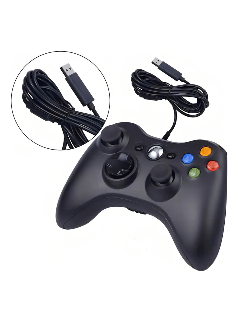Control Para Xbox Xpad 360 Tecnolab Tl454 Color Negro-3