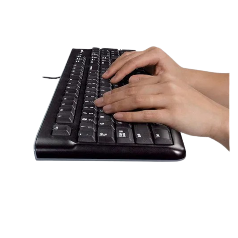 KIT TECLADO + MOUSE USB LOGITECH MK120 NEGRO