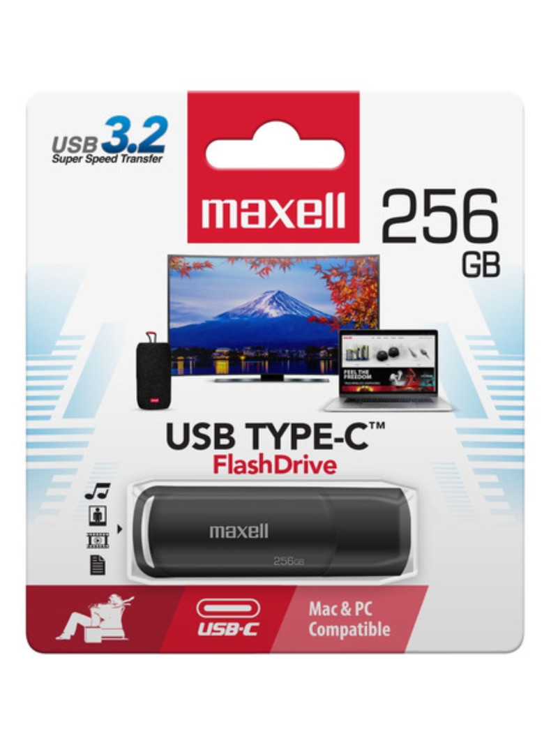 Pendrive Maxell Usb Tipo C 256gb 3.2-1