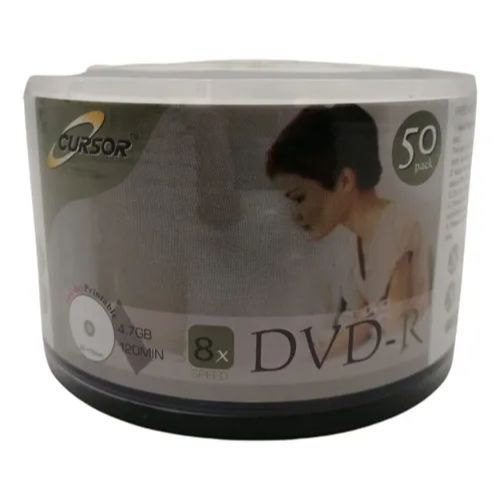 Dvd-R 8x Disco Imprimible Cursor 4.7gb 50 Unidades