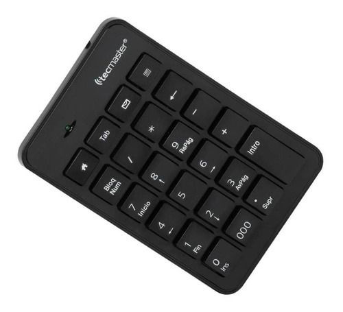 Teclado Numérico Tecmaster Usb Negro-1