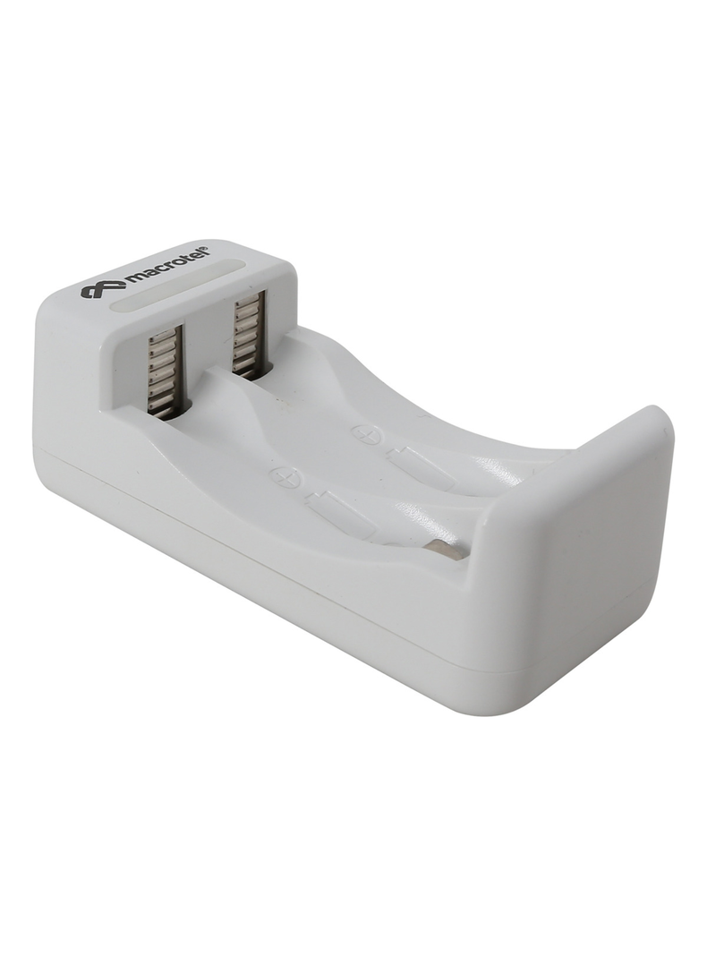 Cargador De Pilas Macrotel + 2 Pilas Recargables Aaa 1000mah-0