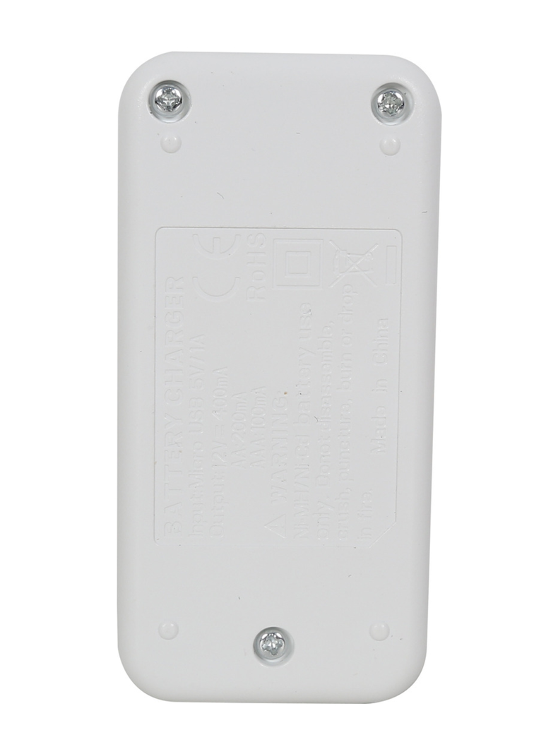 Cargador De Pilas Macrotel + 2 Pilas Recargables Aaa 1000mah-1