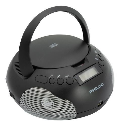 Radio Portátil Boombox Stereo Sound Cd Y  Mp3 Philco-2