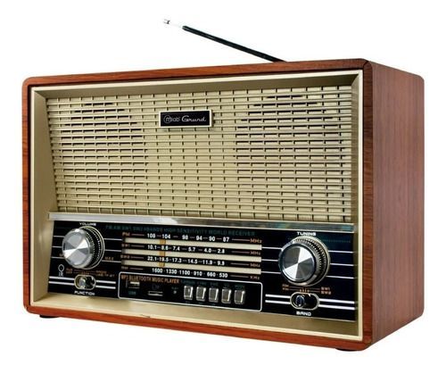 Radio Retro Parlante Bluetooth Grund 1940´s Mlab - 8733-1