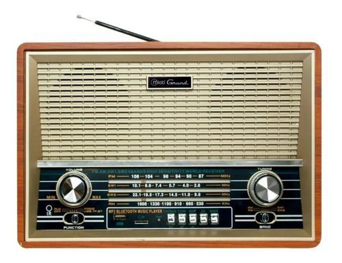 Radio Retro Parlante Bluetooth Grund 1940´s Mlab - 8733-2