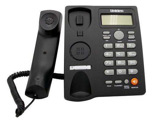 Teléfono Fijo Sobremesa Con Visor Manos Libres Uniden As7413 Color Negro-5