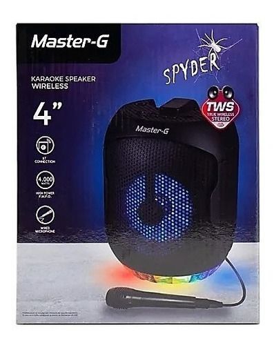 Parlante Karaoke Bluetooth Spyder Master G-5