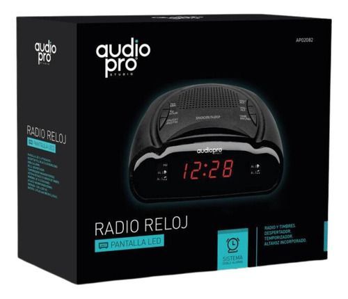 Radio Reloj Audiopro C/pantalla Led Ap02288-1