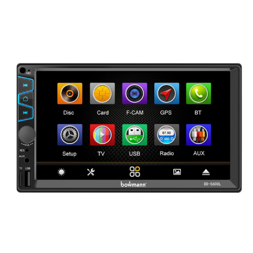 Radio Carro Pantalla Tactil 7' Mirrorlink Usb Sd Color Negro-0