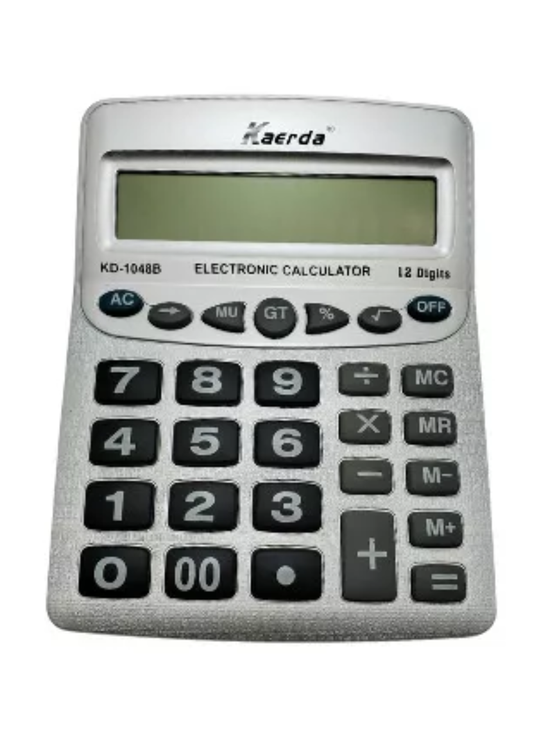 Calculadora 12 Digitos Kd-1048b Kaerda-1