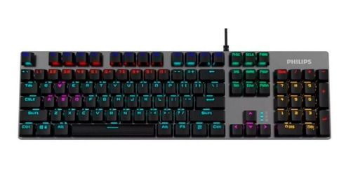 Teclado Gamer Philips Spk8404 Qwerty-2