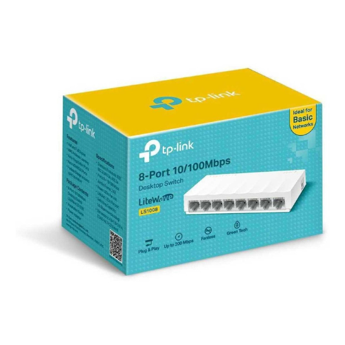 Switch de 8 puertos 10/100Mbps TP-Link LS1008 serie LiteWave-2