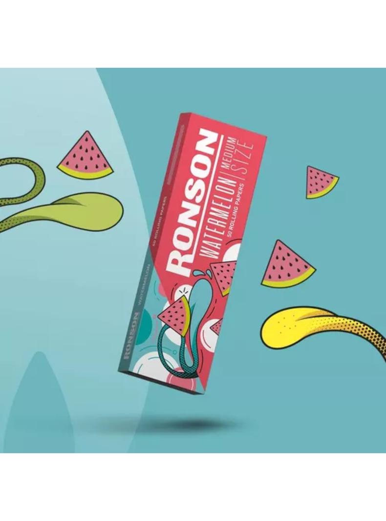 Caja De Papelillo Ronson Watermelon 1 1/4 (melon)-0
