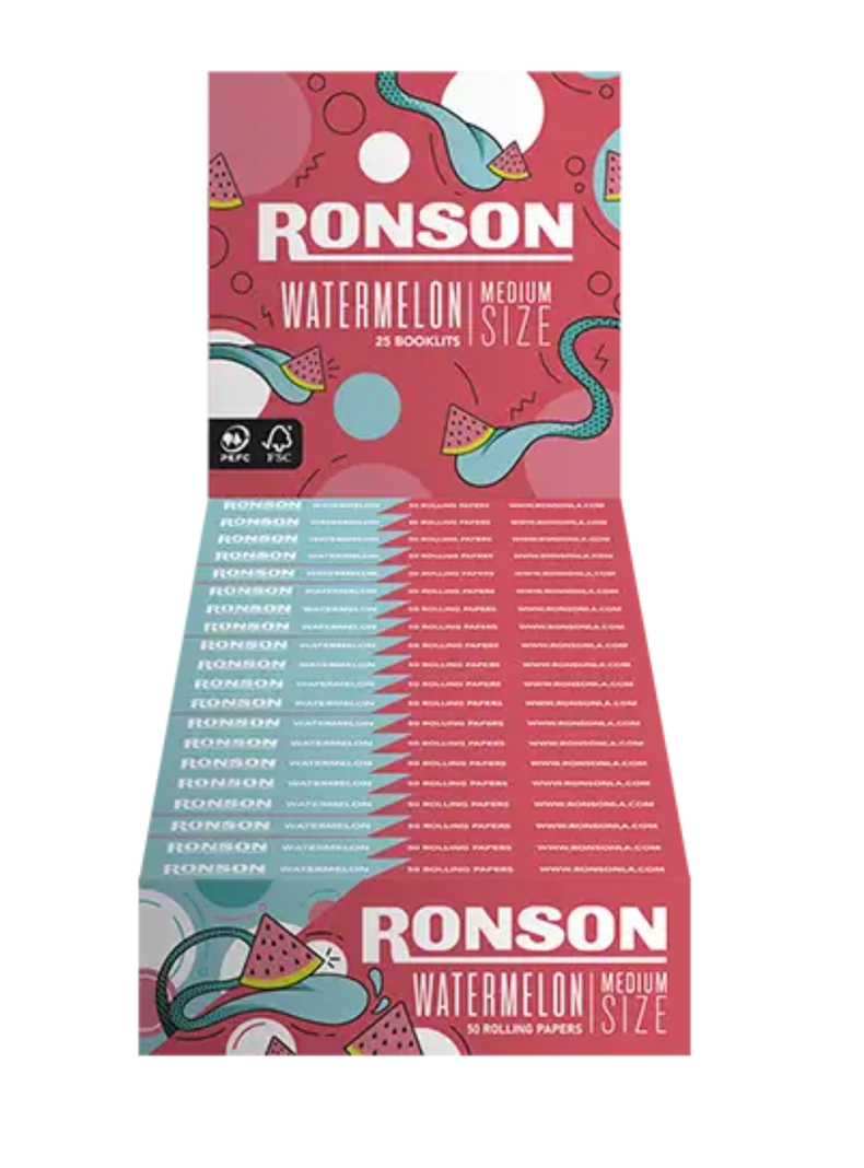 Caja De Papelillo Ronson Watermelon 1 1/4 (melon)-1