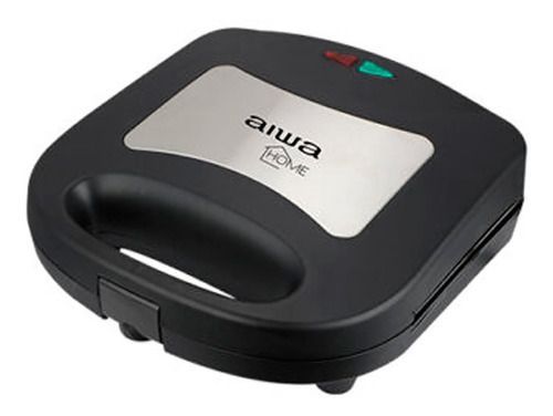 Sandwichera Para 2 Panes Aiwa 700w 200°c Aw-sd5000 Color Negro-0