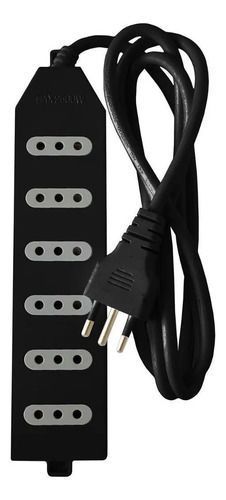 Alargador Eléctrico Zapatilla Macrotel 6 Posiciones 1.5m-1