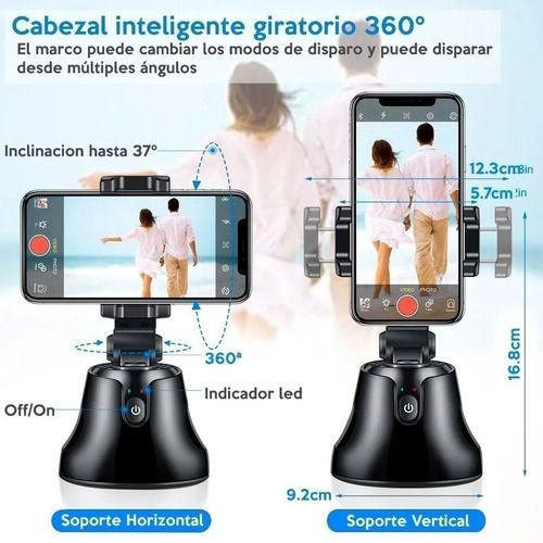 Estabilizador Giratorio 360ª Robot Para Celular-2