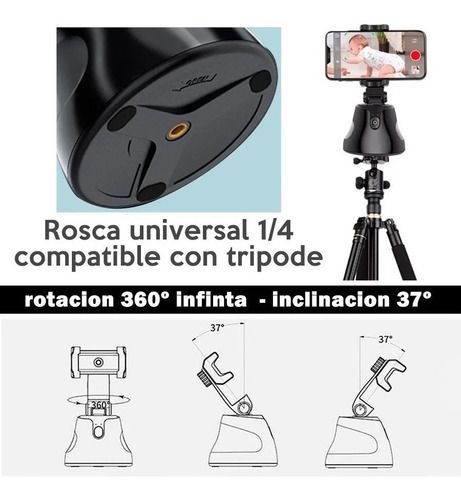 Estabilizador Giratorio 360ª Robot Para Celular-6