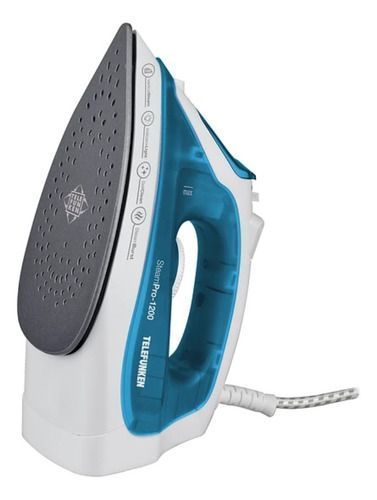 Plancha A Vapor 210 Ml Telefunken Steampro 1200 Color Azul-1