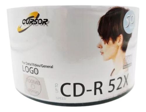 Cd-r 52x Cursor Dvd Pack 50 Unid No Imprimible Compact Disc-2