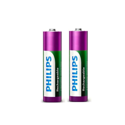 Philips Pila Recargable  Ready Aaa 1000 Mah  2 Pcs-0