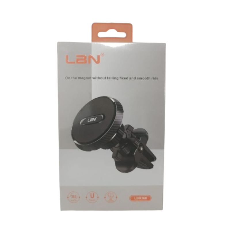 SOPORTE PORTA CELULAR PARA VEHICULOS LBN LBH368 NEGRO
