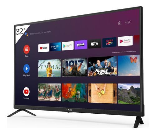 Smart Tv Android Hd Aiwa Bluetooth Google Assistant 32  010aw32b4sm2 220v Color Negro-0