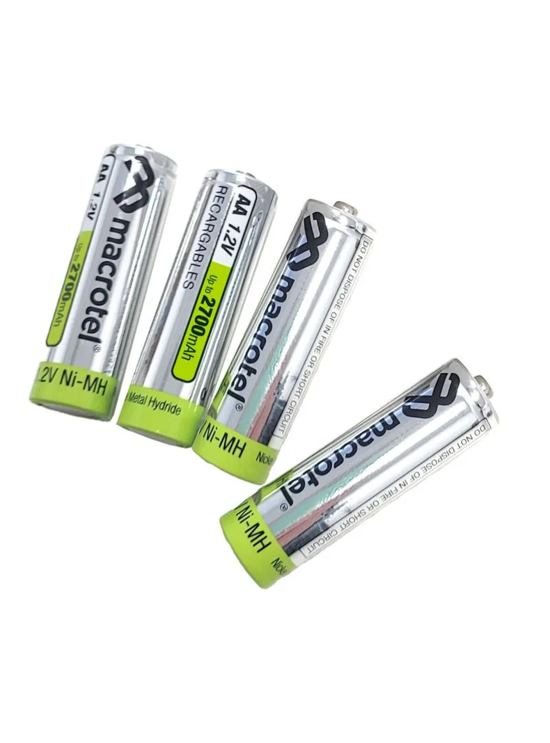 Pilas Macrotel Recargable Aa Mw2300 2700mah 1.2v-1